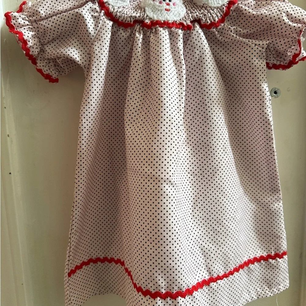 Smocked Santa Dress